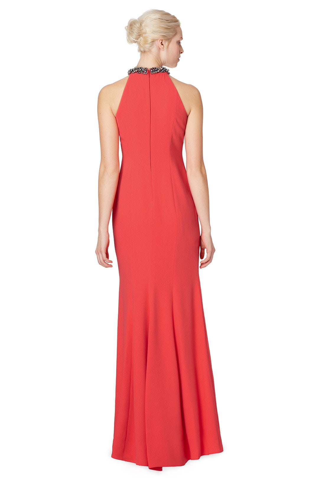 Coral Ella Gown by Carmen Marc Valvo 2