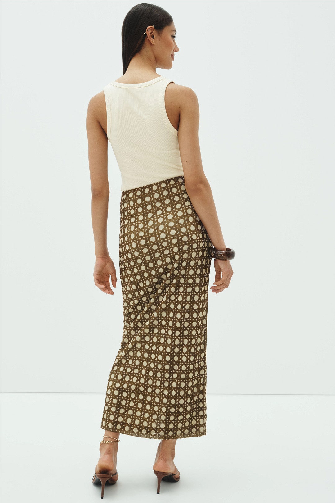Nesse Sarong Style Skirt by Nanushka 2