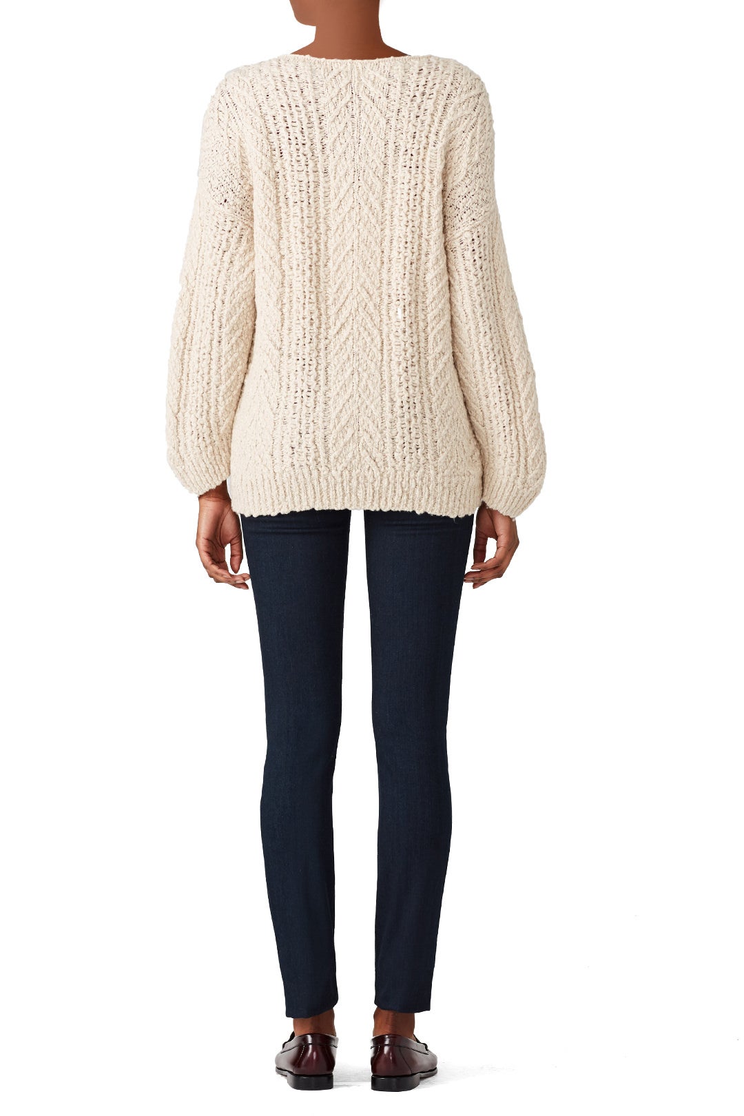 Cream Cable Sweater by VINCE. 2
