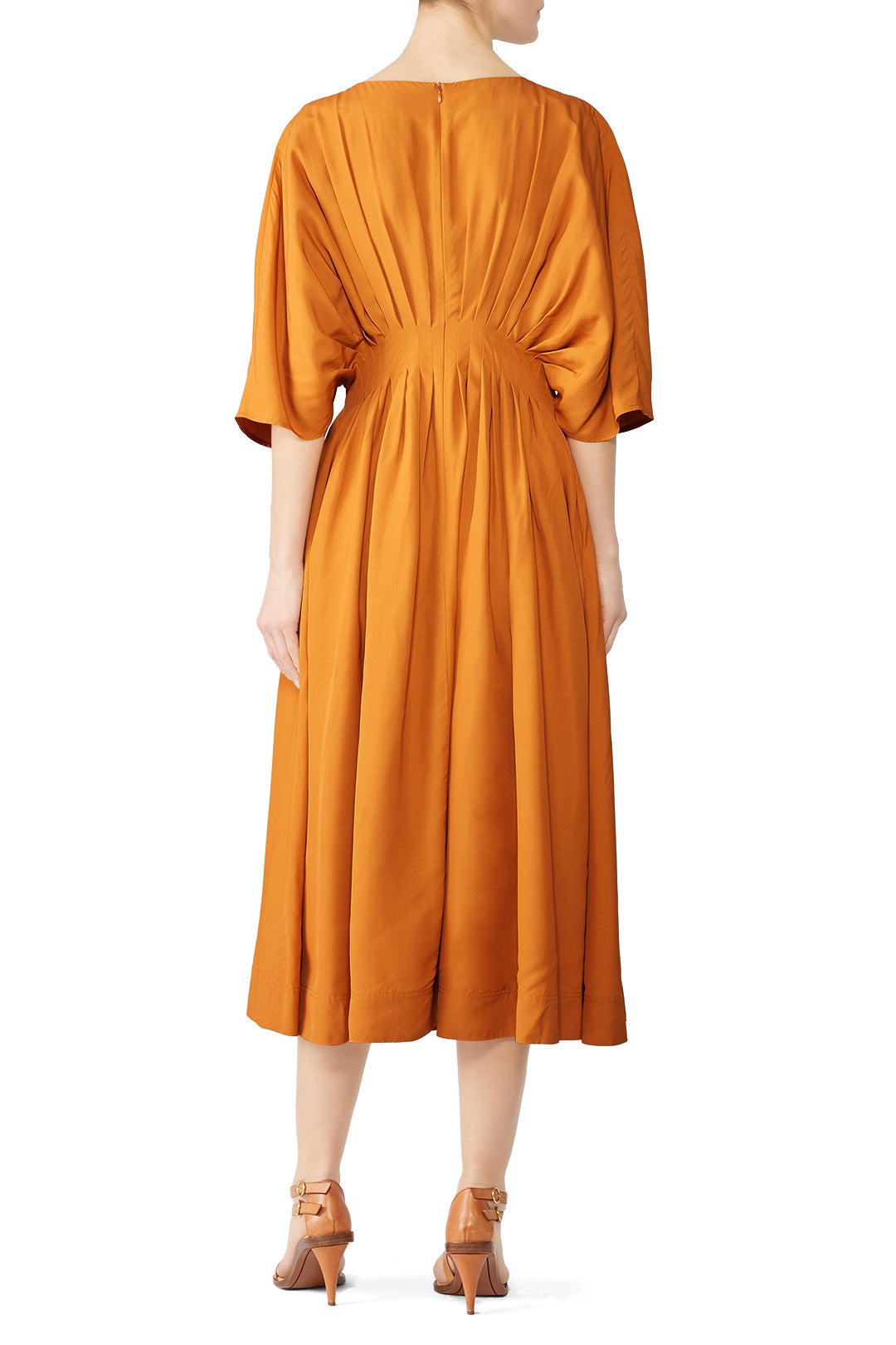 Amber Pleated Midi Dress by Co 1