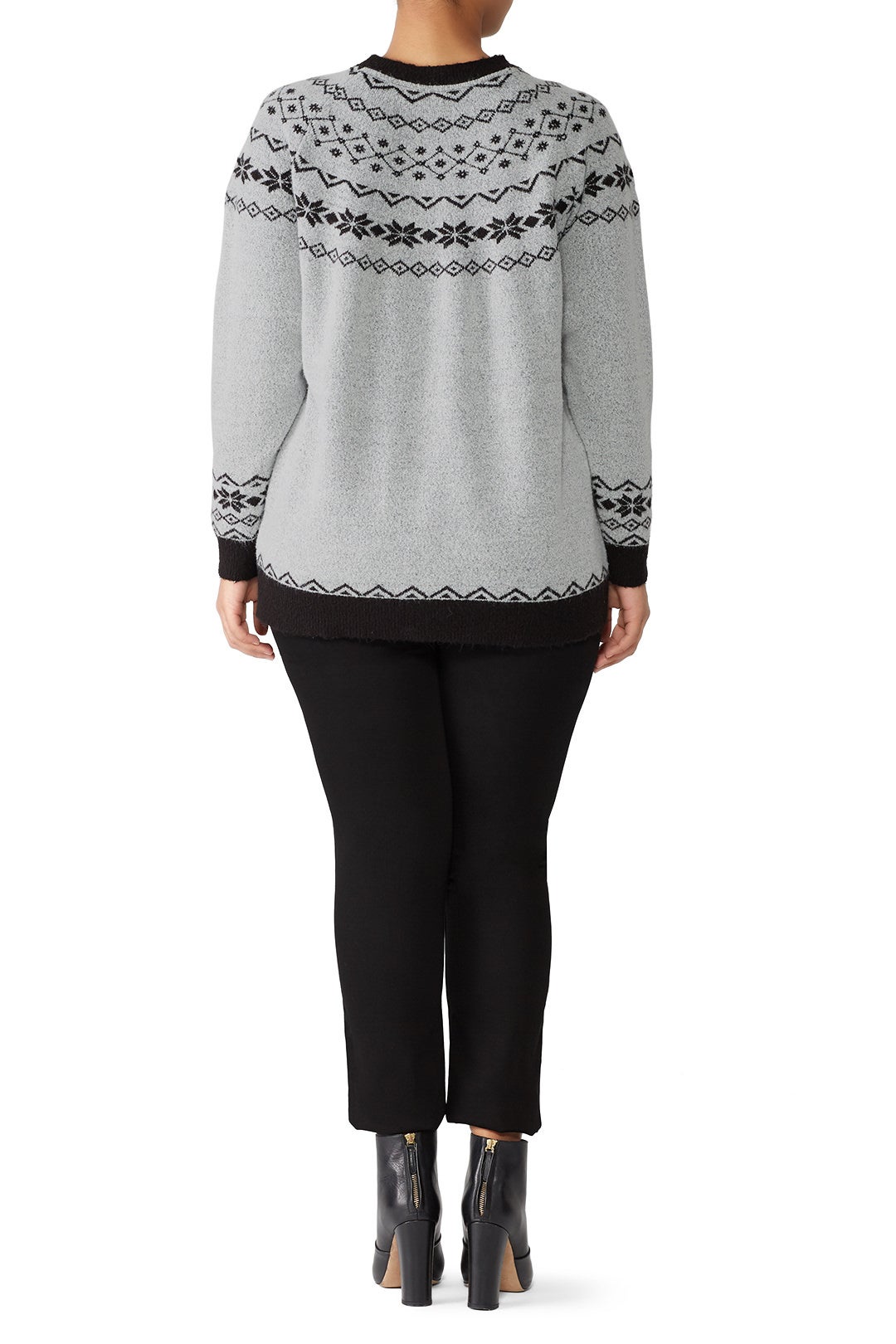 Sannie Patterned Pullover by JUNAROSE 2