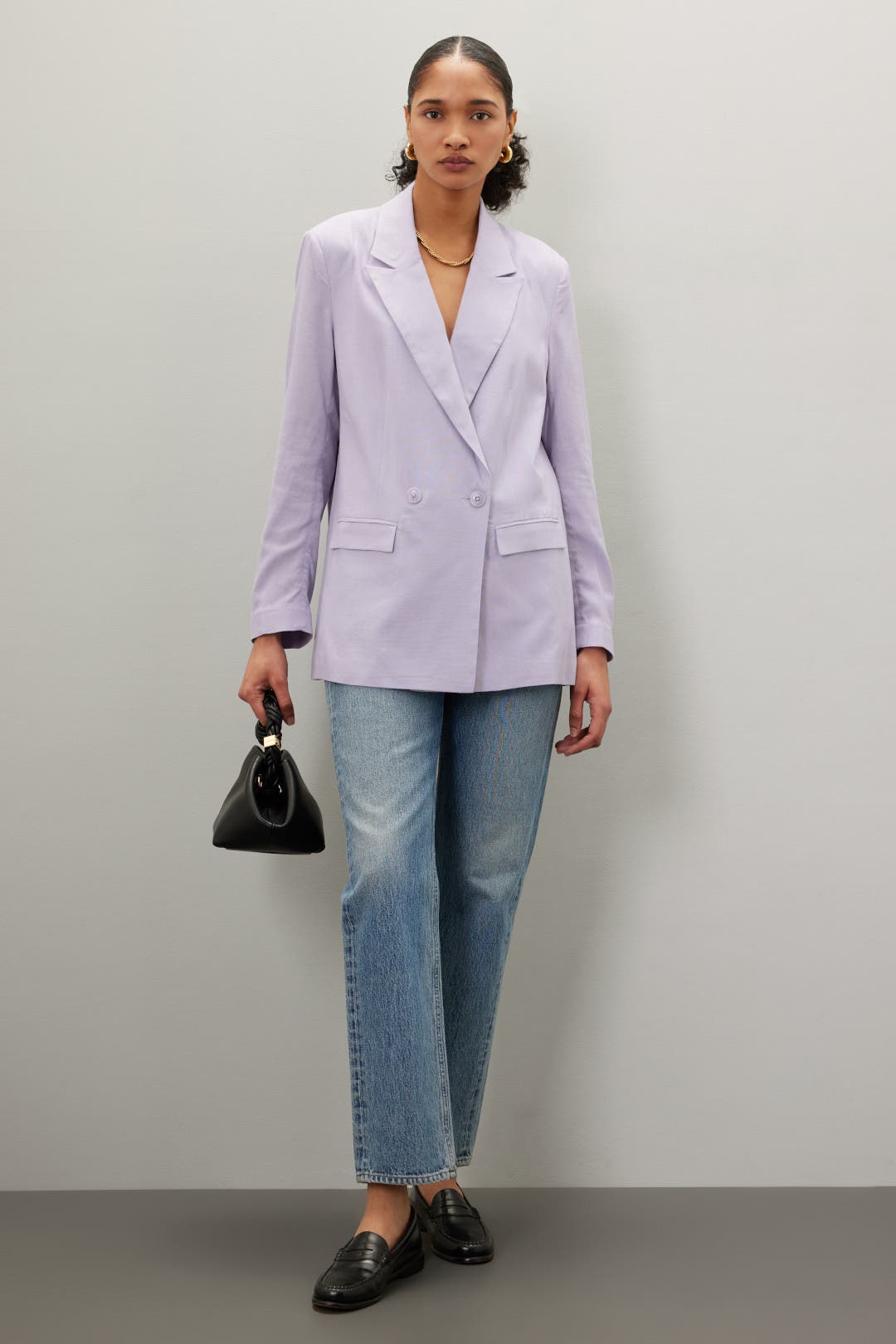 Lilac Linen Blazer by Thakoon x RTR | Rent the Runway
