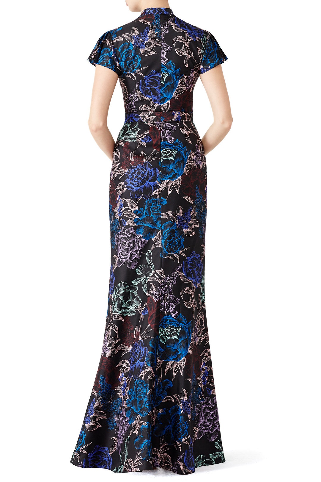 Wisp Floral Chiffon Dress by Emanuel Ungaro 1