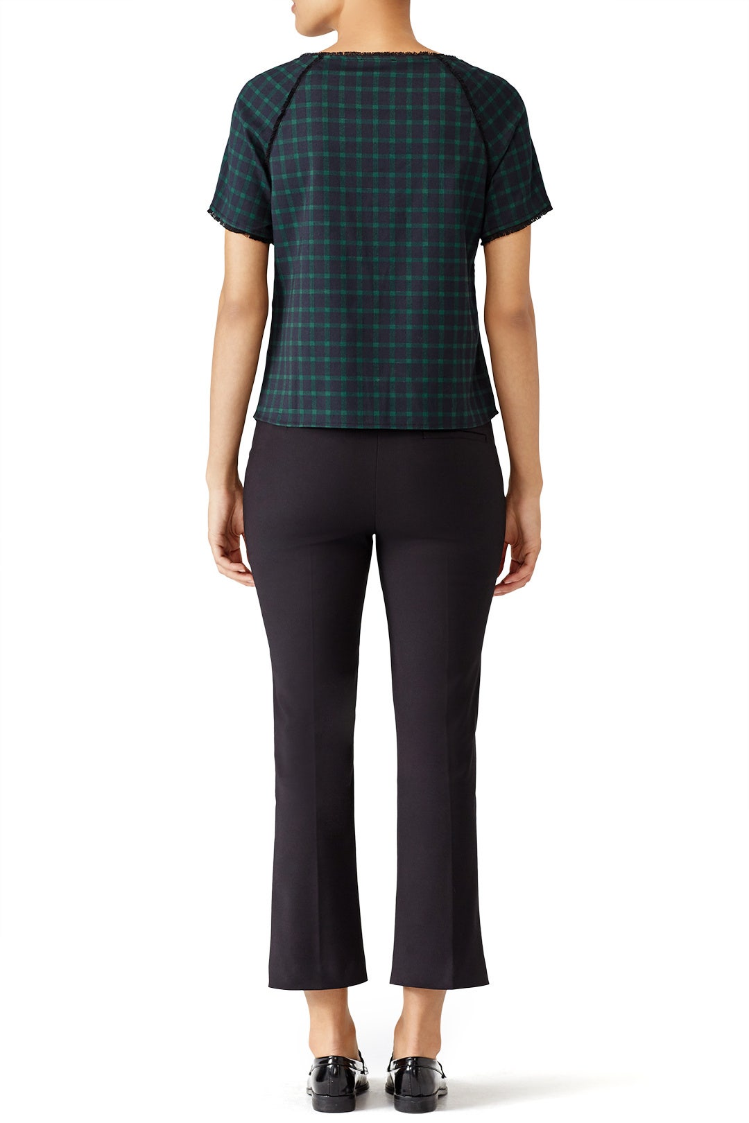 Green Plaid Top by Greylin 2
