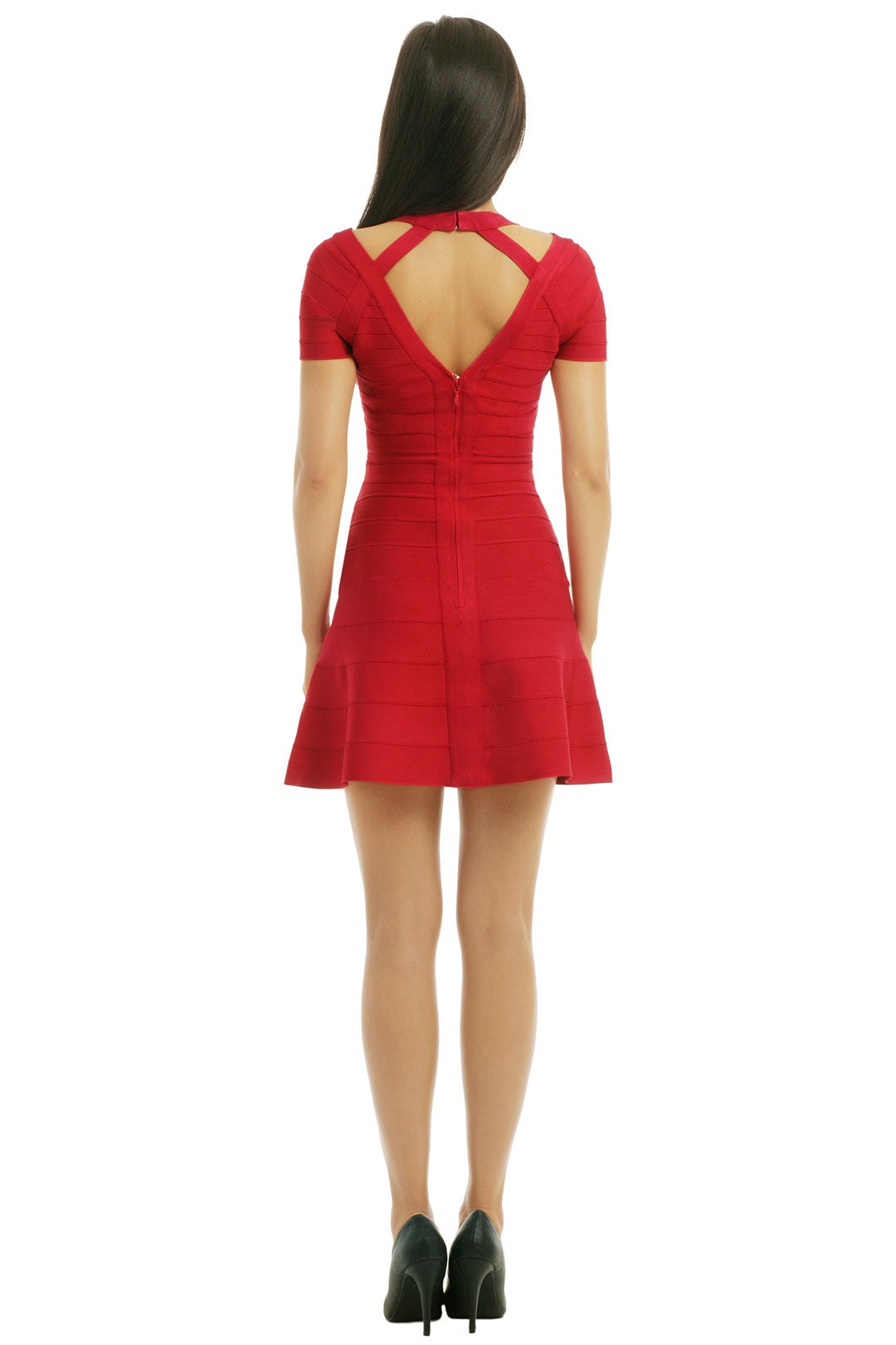 Spellbinding Red Dress by Hervé Léger 1