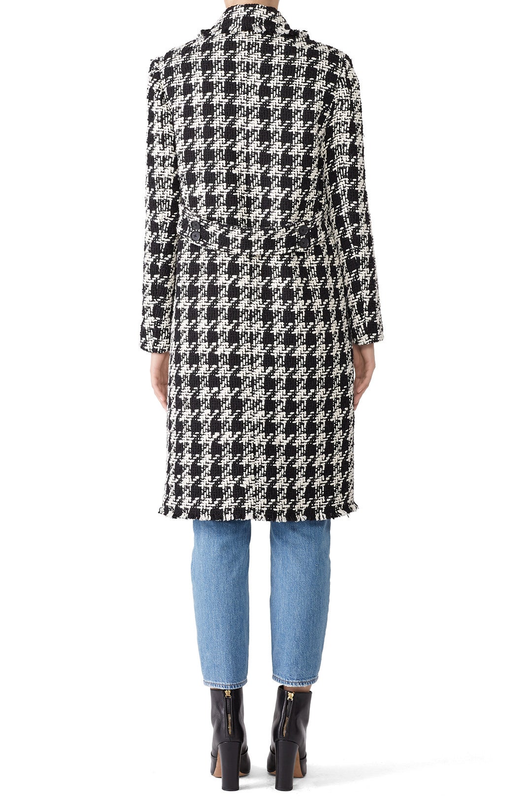 Aubrielle Houndstooth Coat by Joie 1