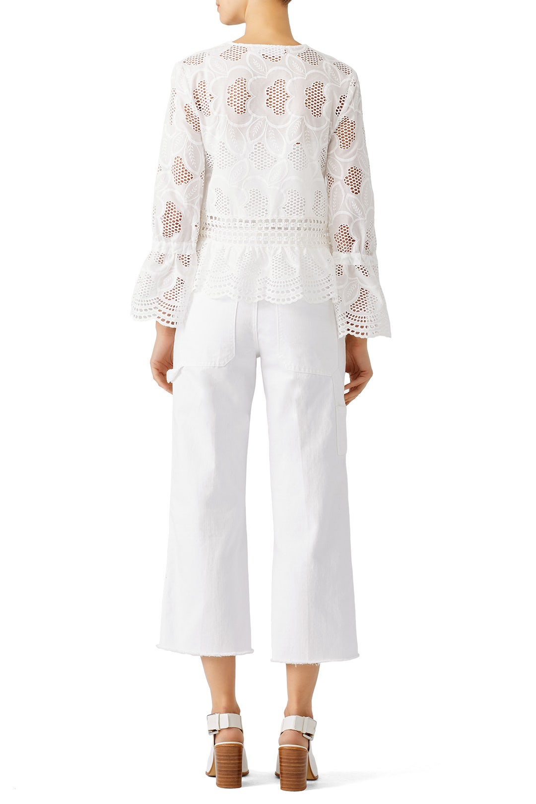 White Pollen Lace Top by Nicholas 2