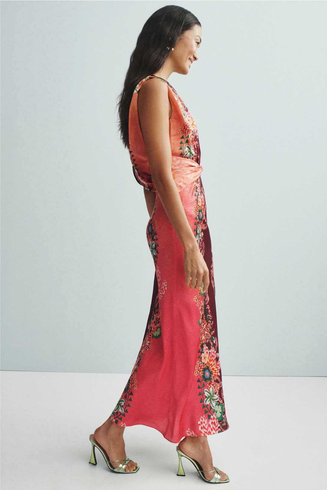 gwen maxi dress Abadia Gwen Asymmetric Draped Jersey-trimmed Stretch-bamboo Maxi Dress - Women - Yellow Dresses