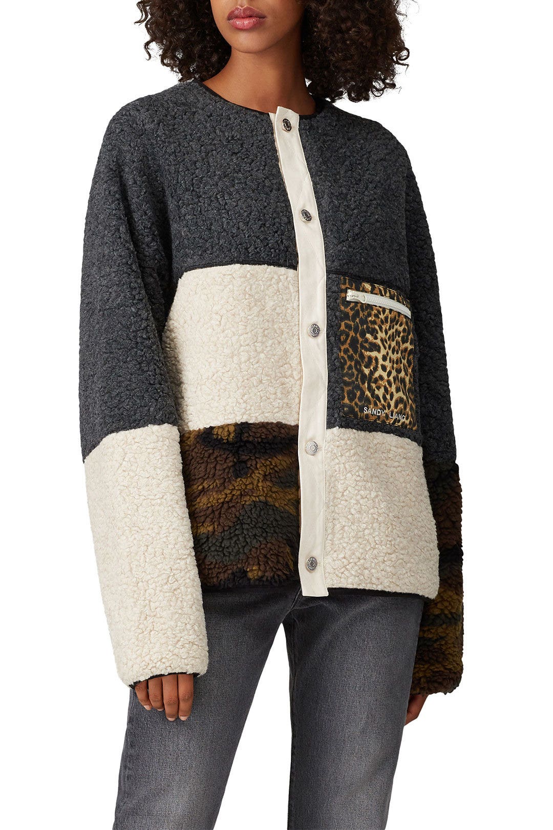 Womp Fleece Jacket by Sandy Liang 1