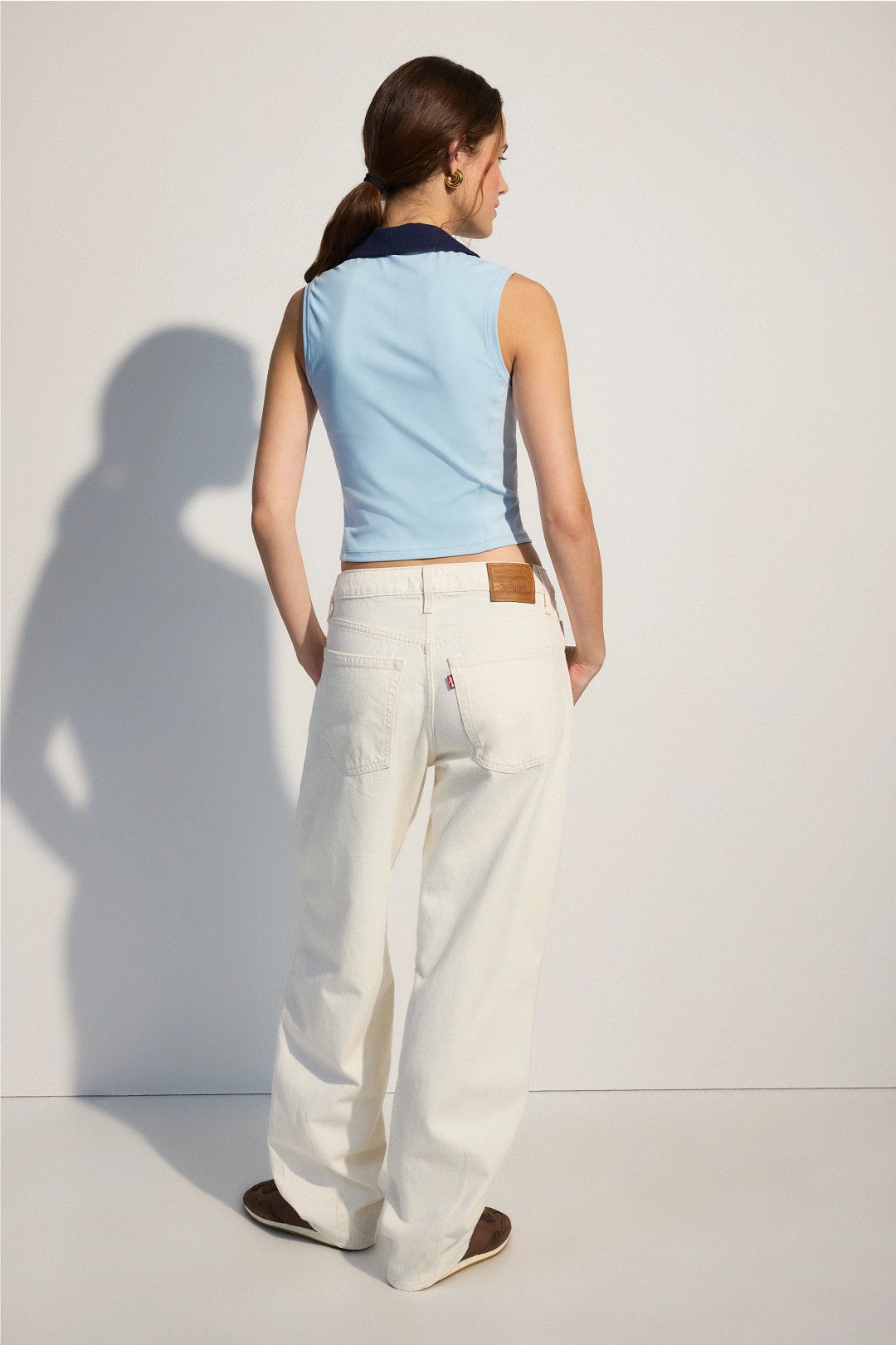 Signature Logo Sports Polo Vest by Sporty & Rich 2