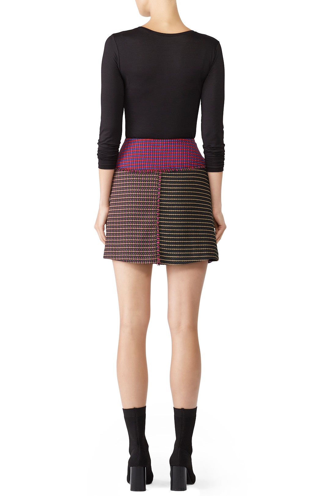 Houndstooth Maya Skirt by Tanya Taylor 2