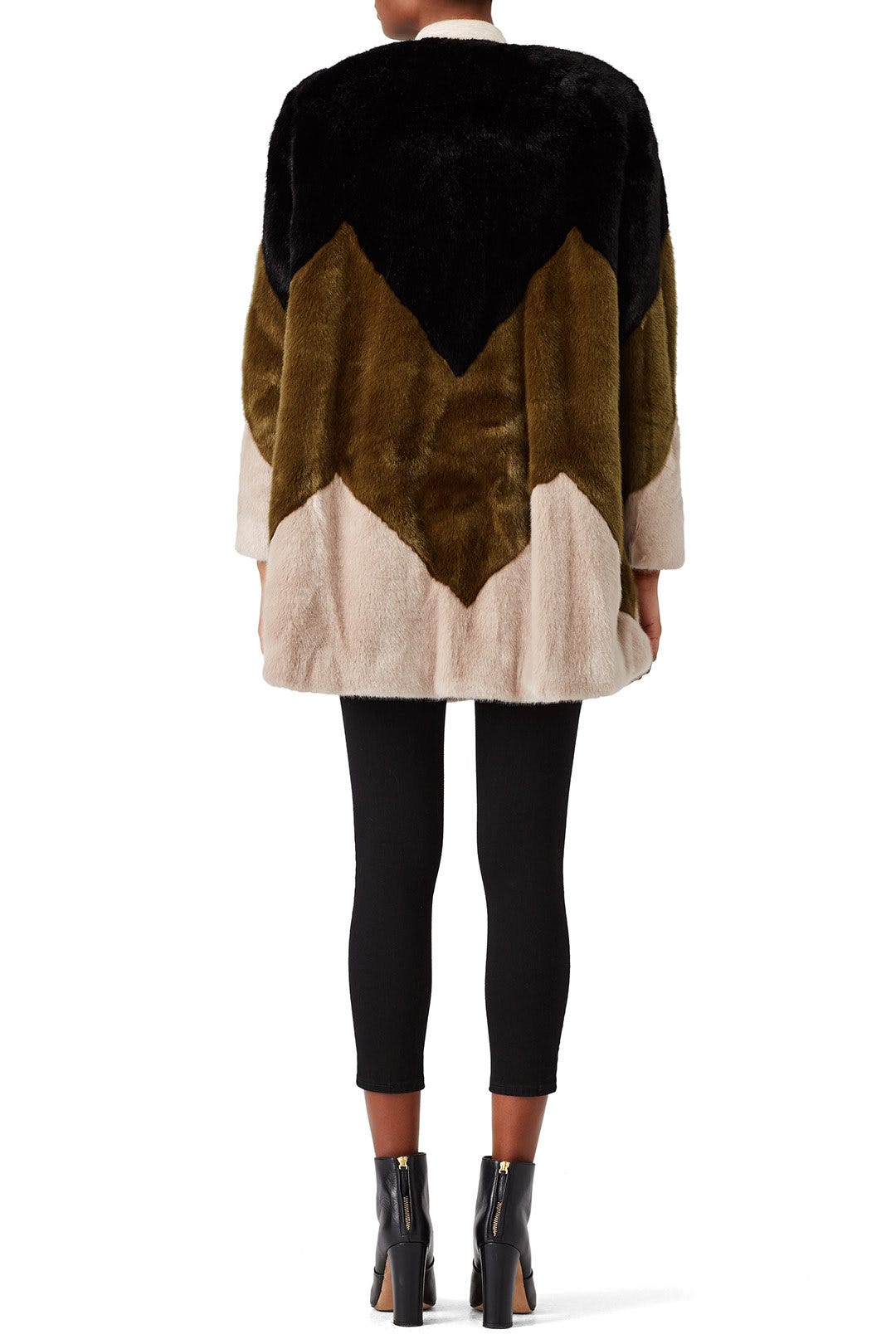 Lola Faux Fur Coat by Twinset 1