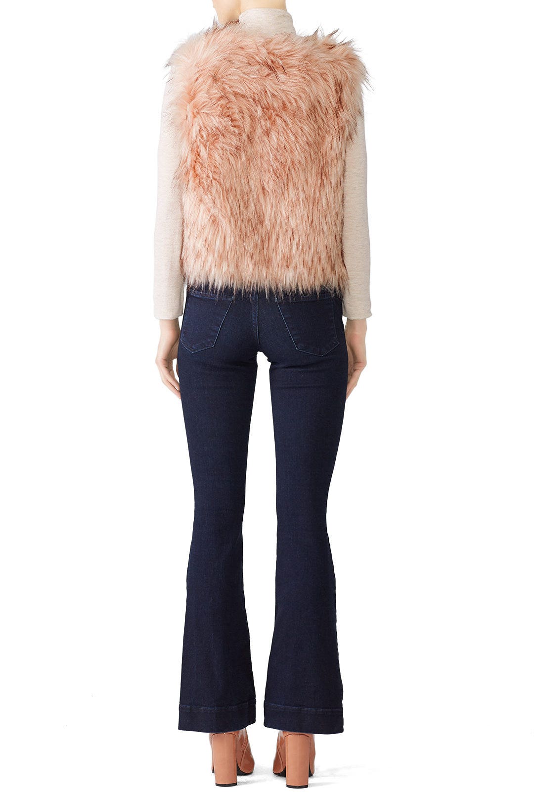 Barbarella Faux Fur Vest by BB Dakota 1