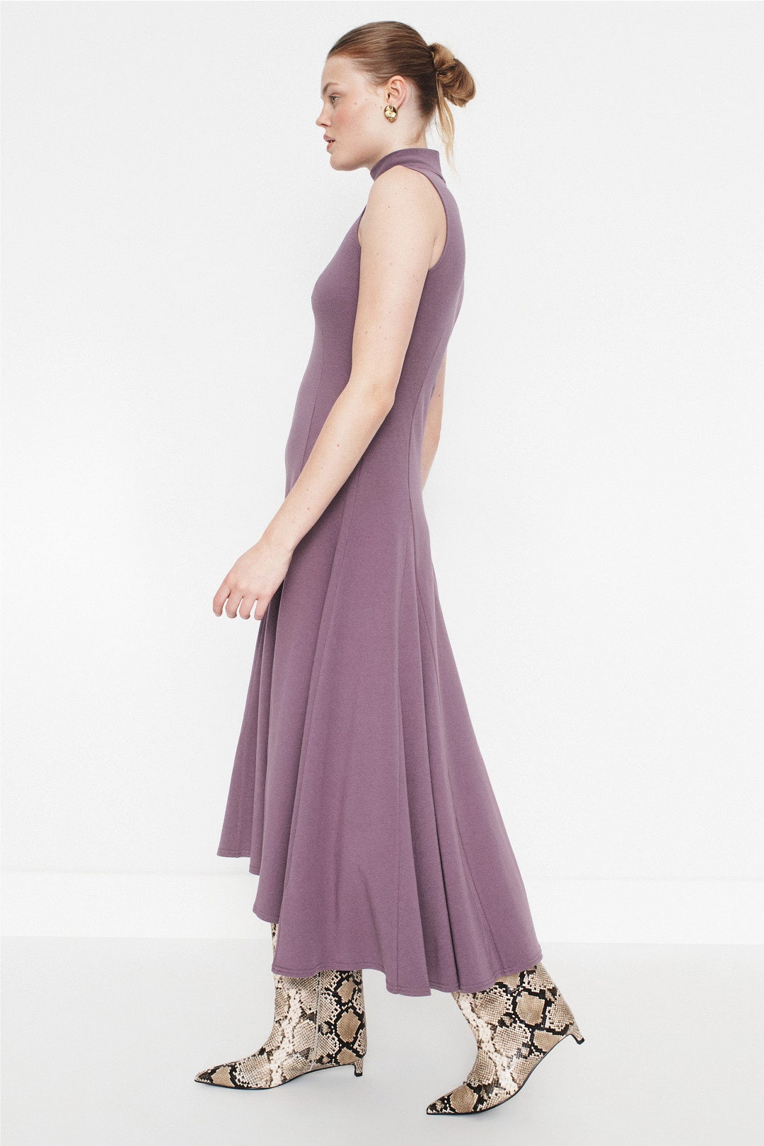 Sleeveless Mock Neck Midi Dress by Peter Som x RTR 1