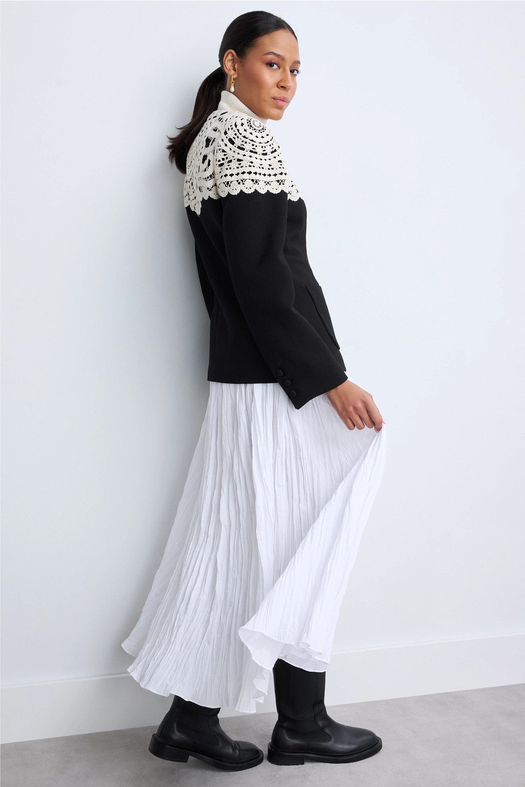Nara Crochet Jacket by Sea New York 1