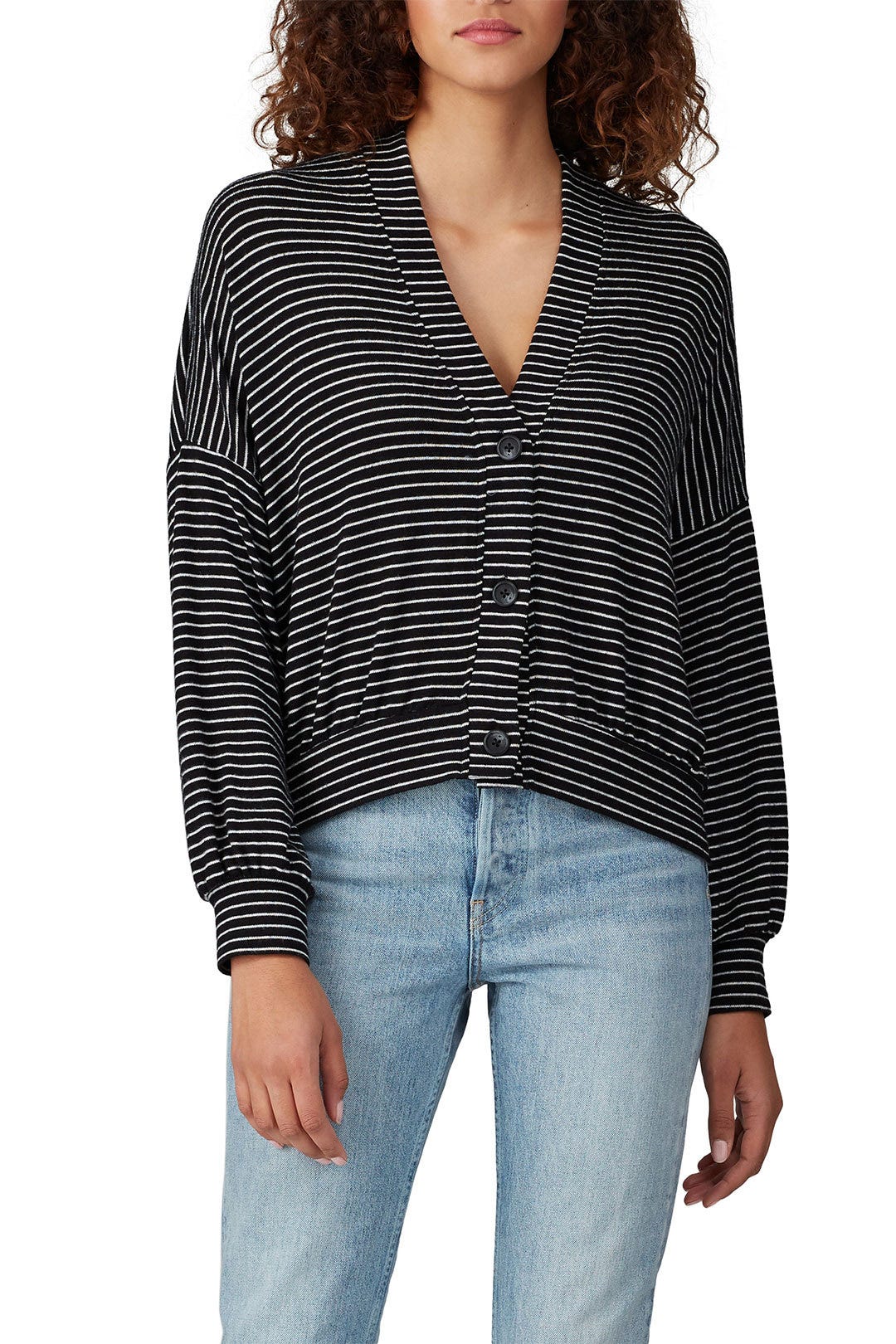 Striped Nia Cardigan by B Collection by Bobeau 2