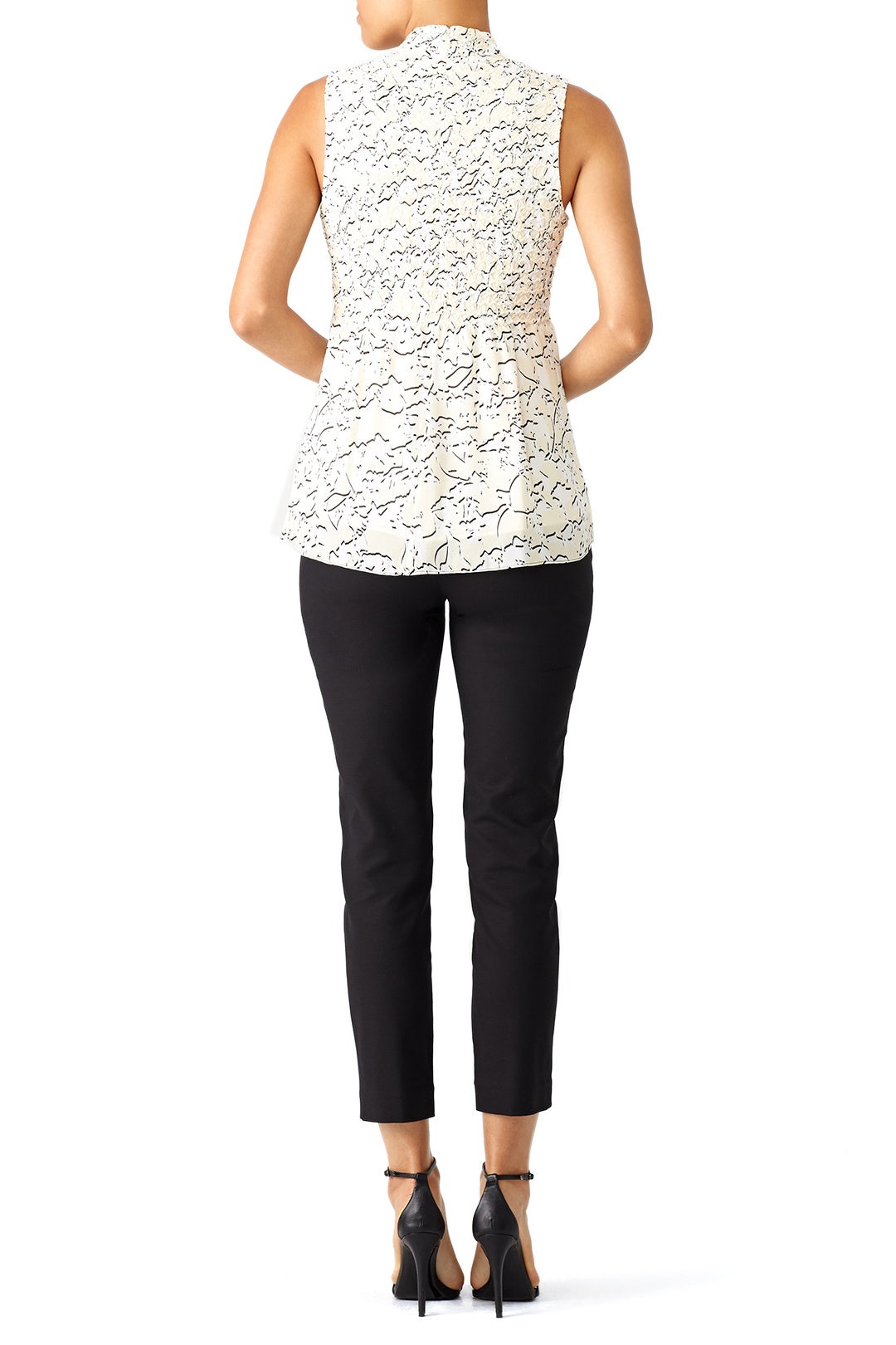 Printed Georgette Top by Proenza Schouler 2