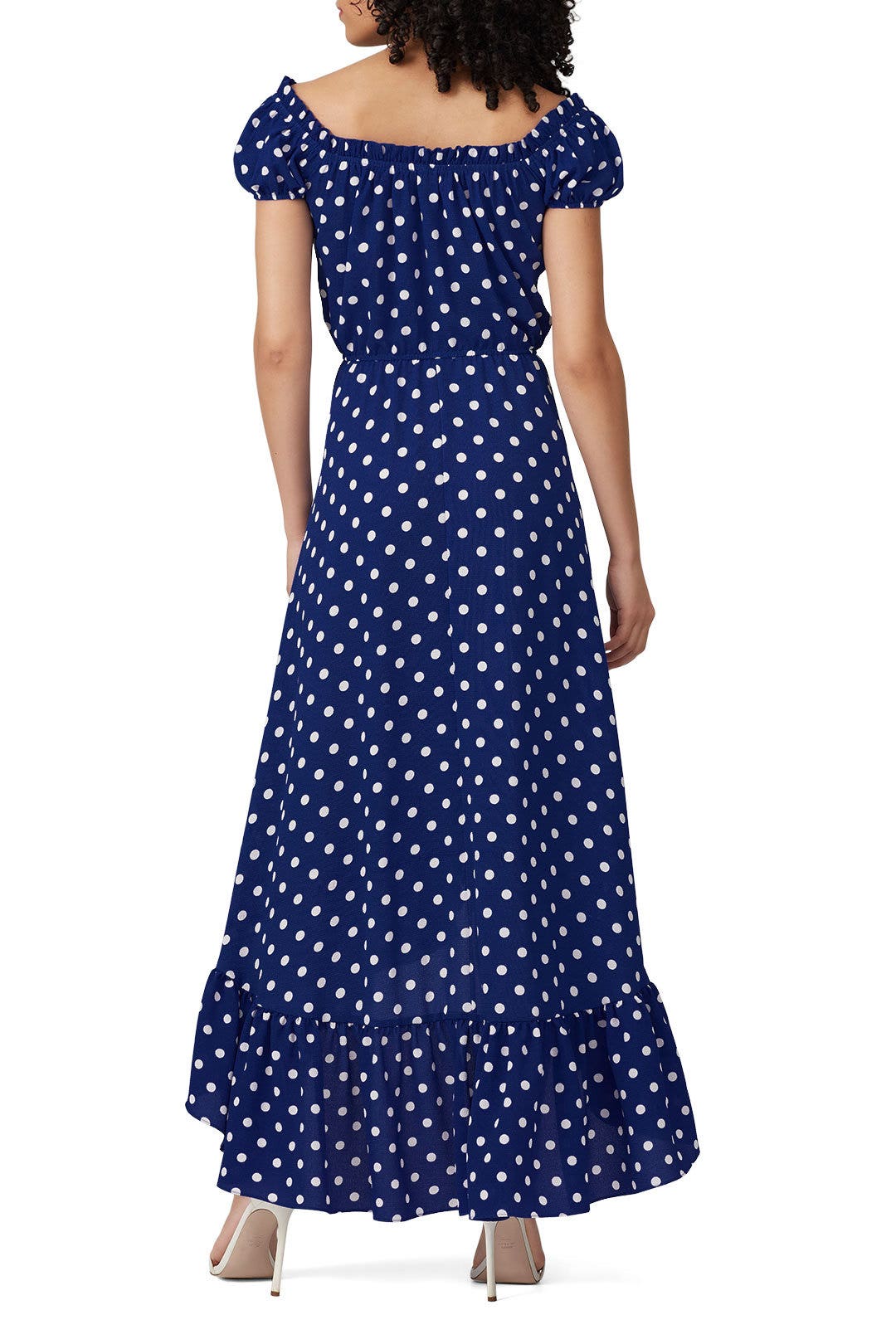 Printed Off The Shoulder Midi Dress by Slate & Willow 2