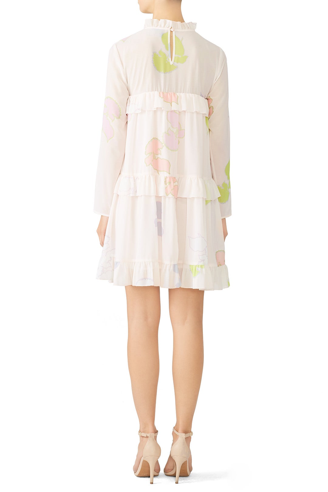 Tiered Floral Ruffle Dress by Cynthia Rowley 1