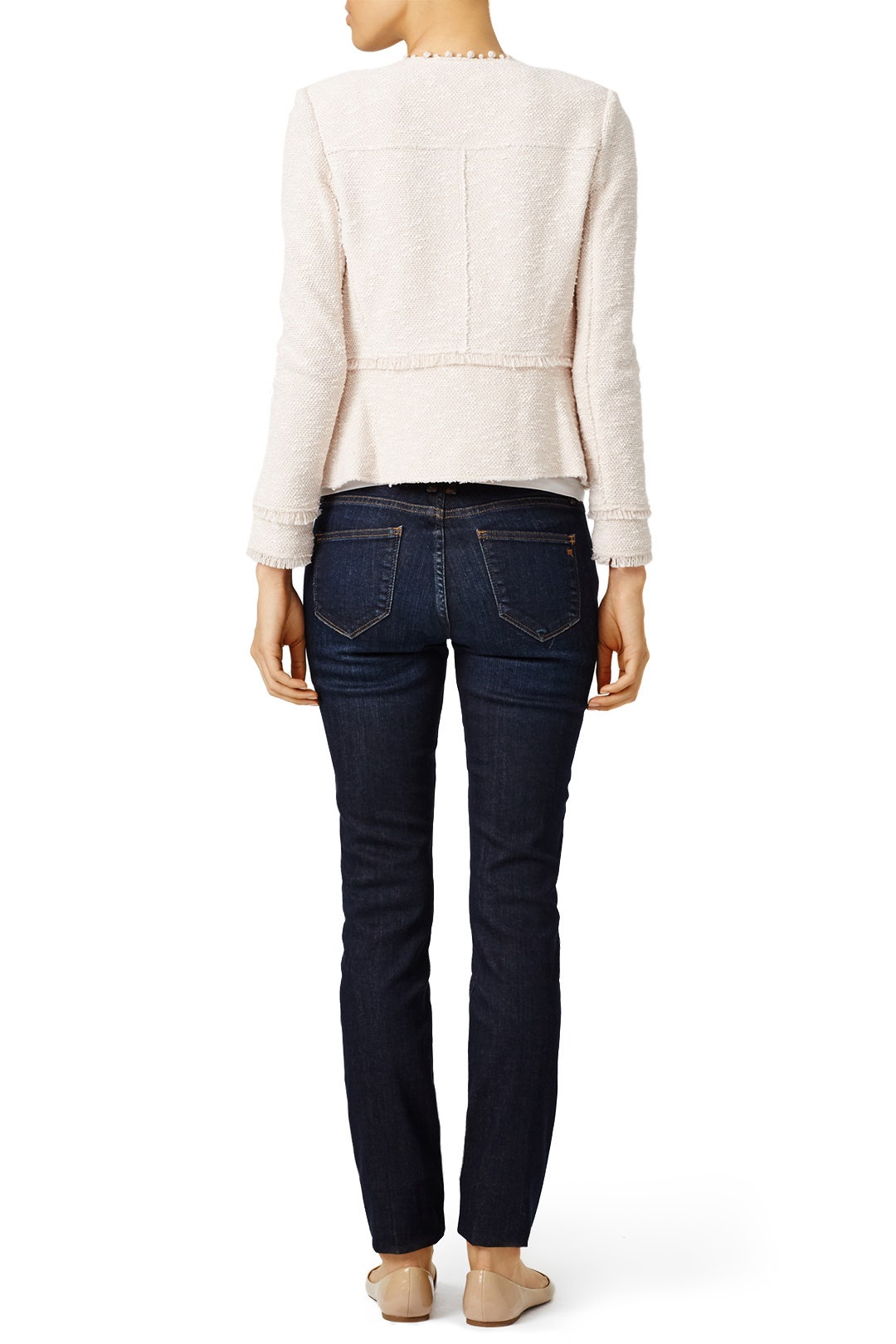 Blush Stretch Jacket by Rebecca Taylor NYC 1