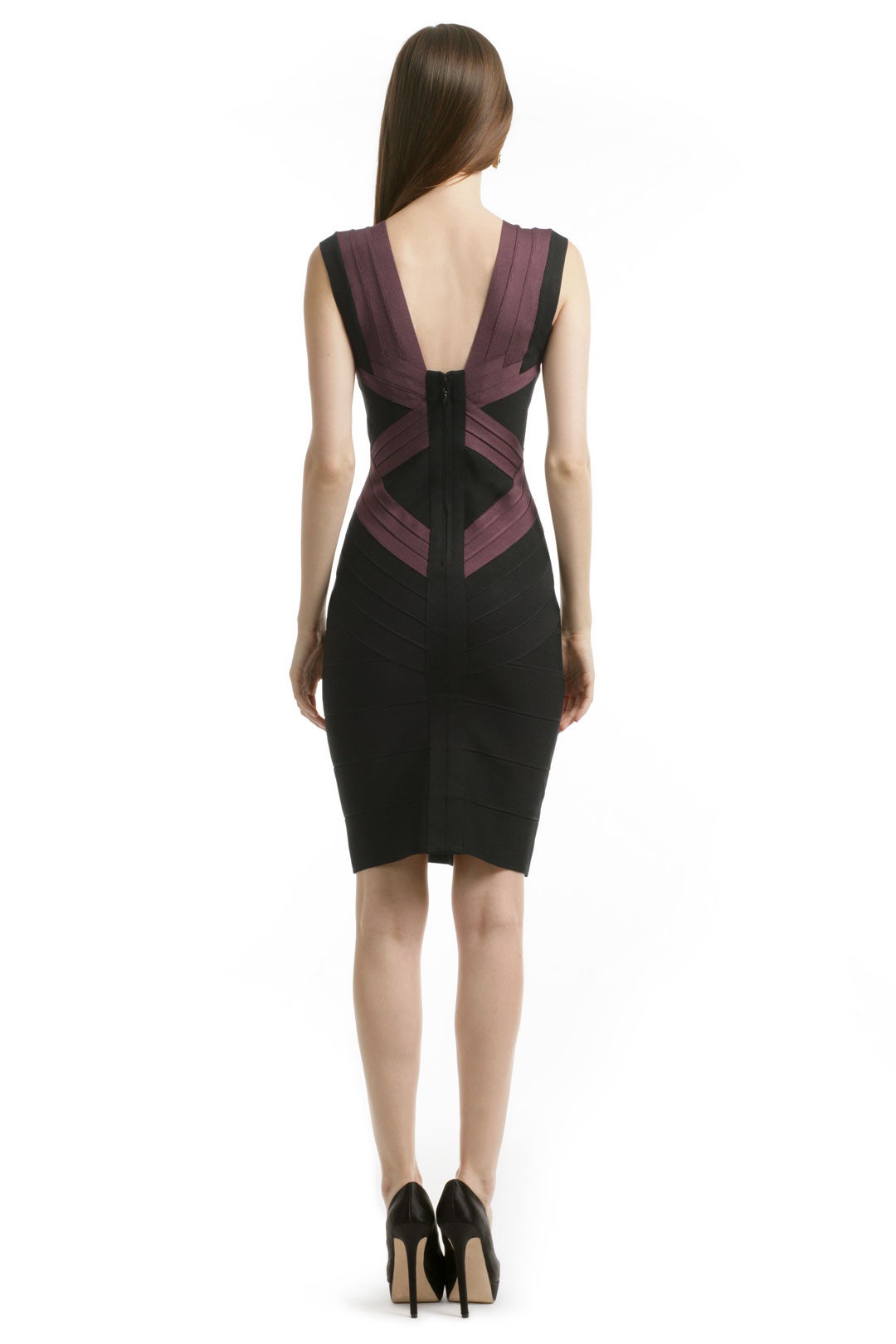 Contrast Entrapment Dress by Hervé Léger 2