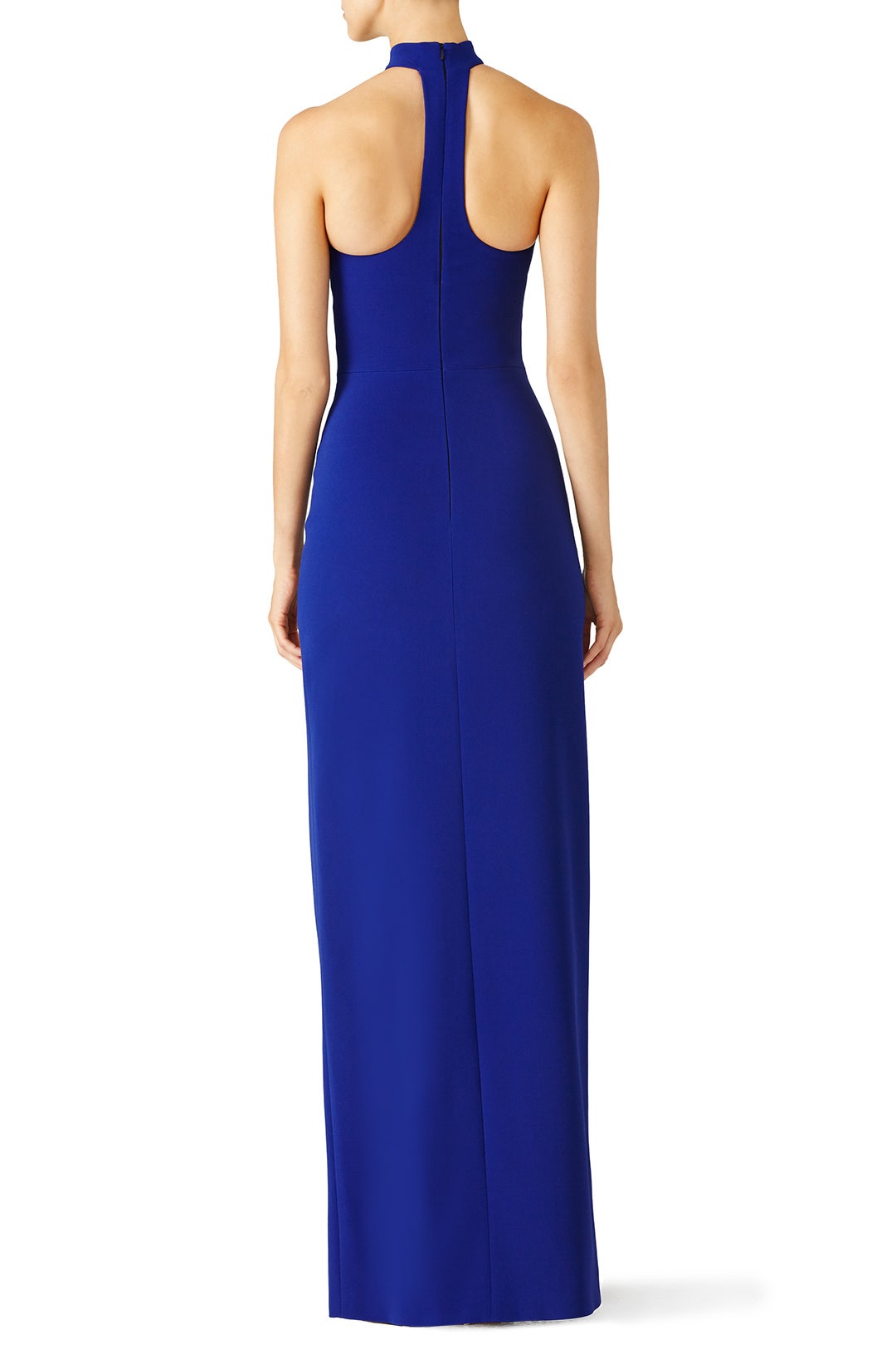 Blue Hourglass Halter Gown by David Koma 1