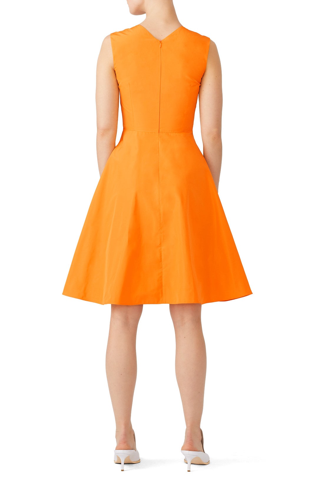 Orange Flare Dress by Jil Sander Navy 1