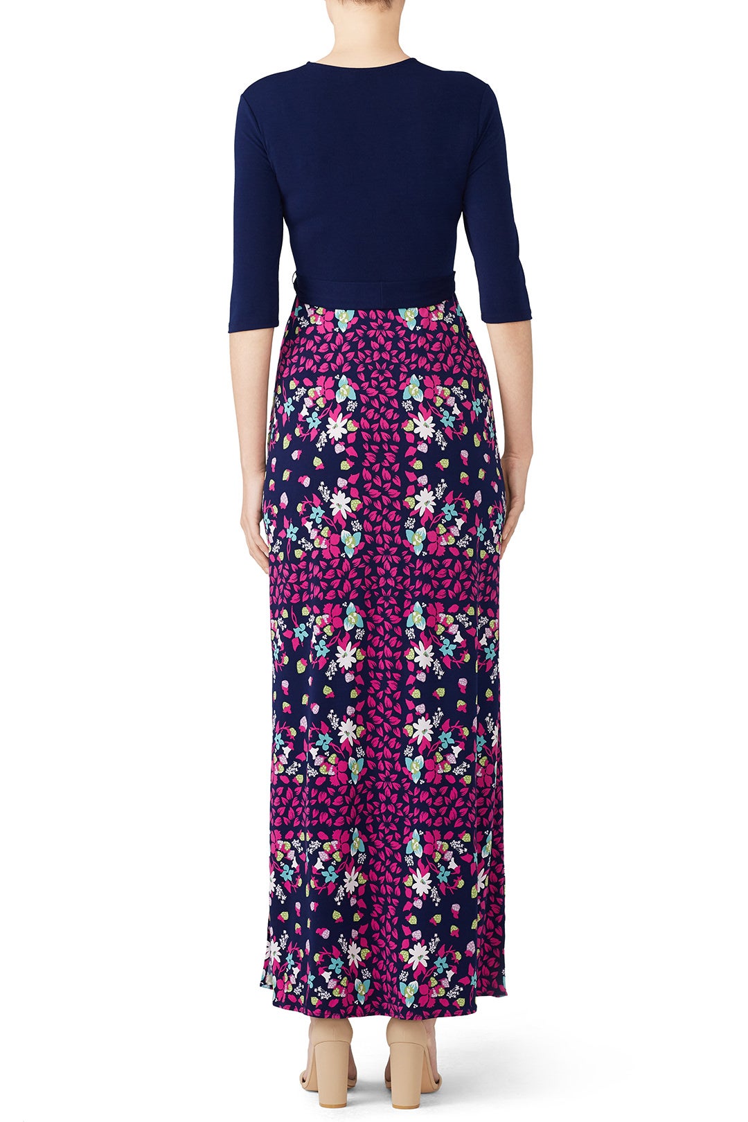 Perfect Maternity Faux Wrap Maxi by Leota 1