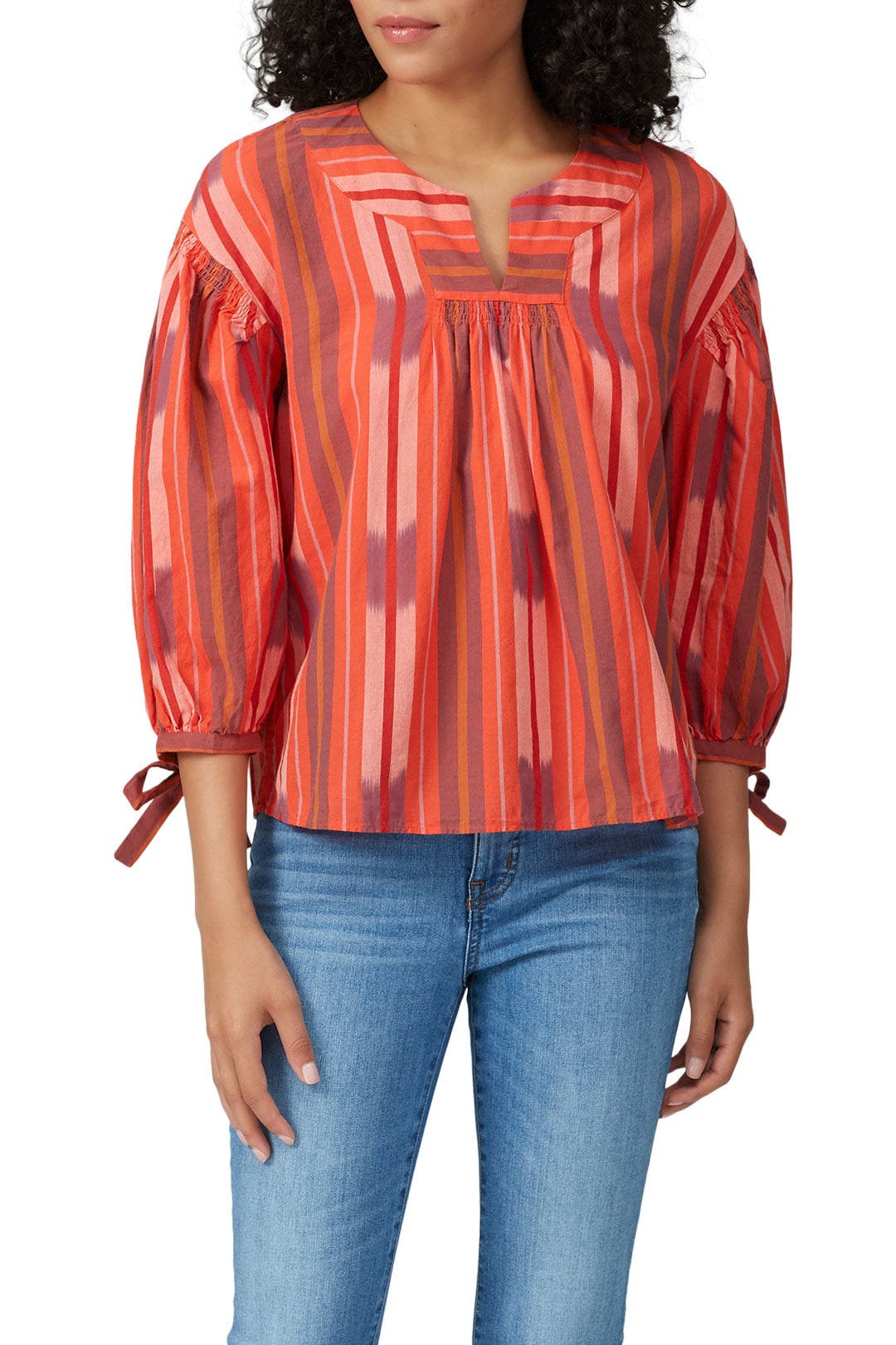 Ikat Peasant Popover Top by Madewell 2