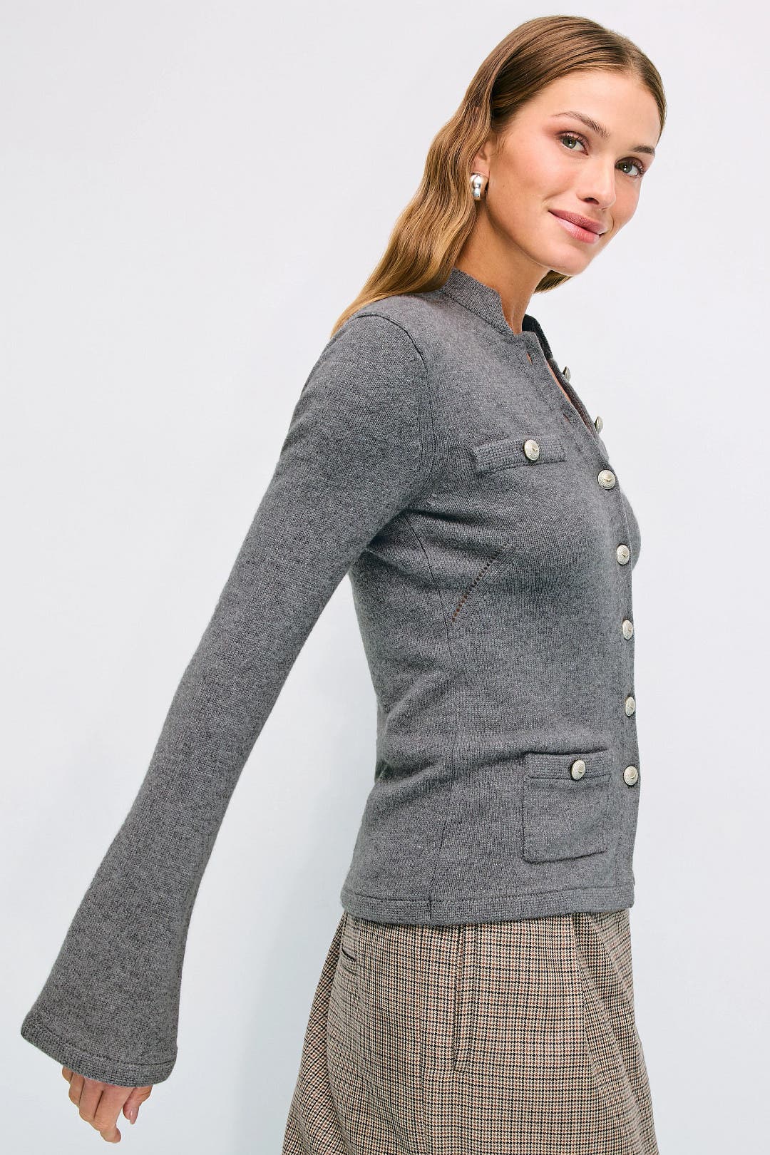 Lucy Mock Neck Cardigan by Zadig & Voltaire | Rent the Runway