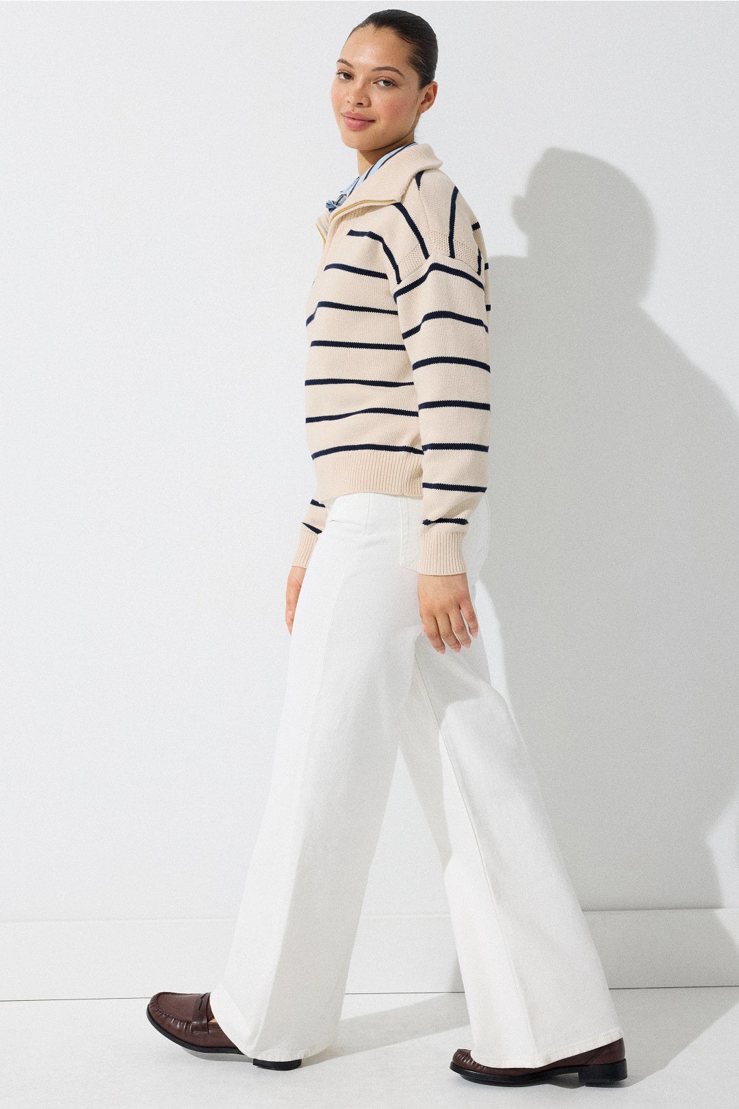 Striped Quarter Zip by Lauren Ralph Lauren 1