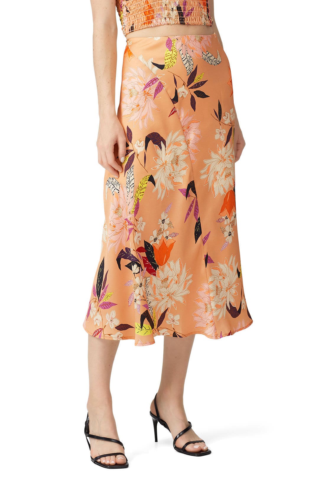 Floral Bias Skirt by krisa 2