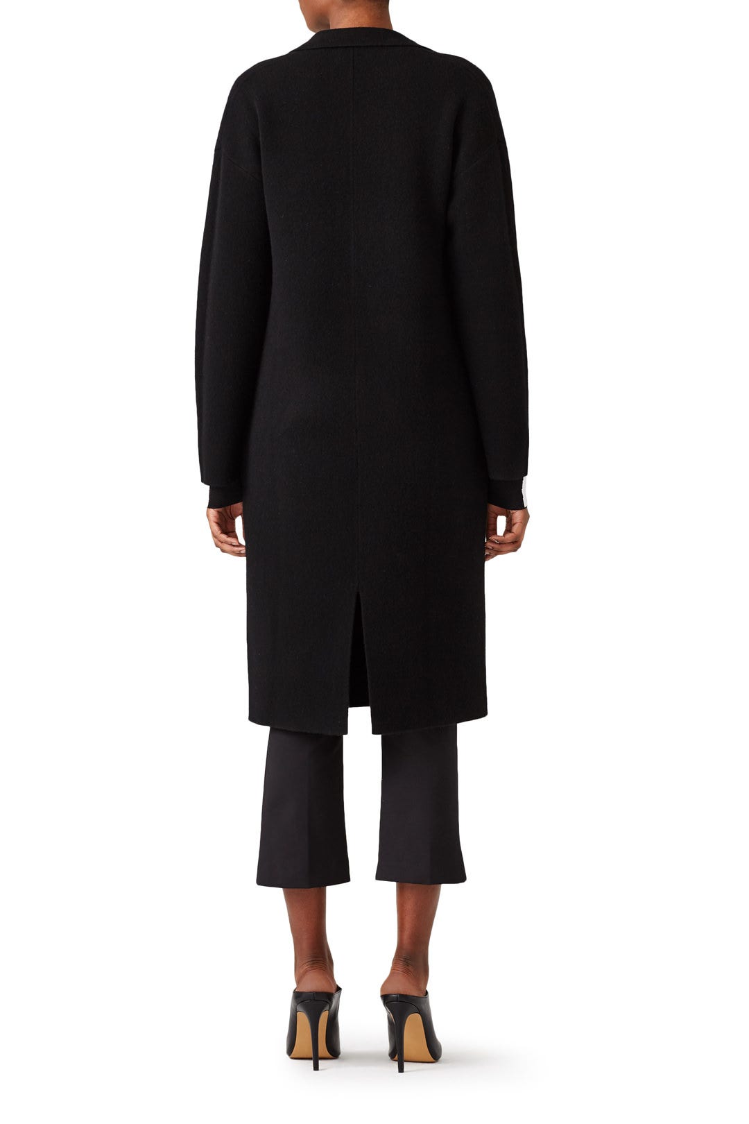 Black Long Coat by BROWN ALLAN 1