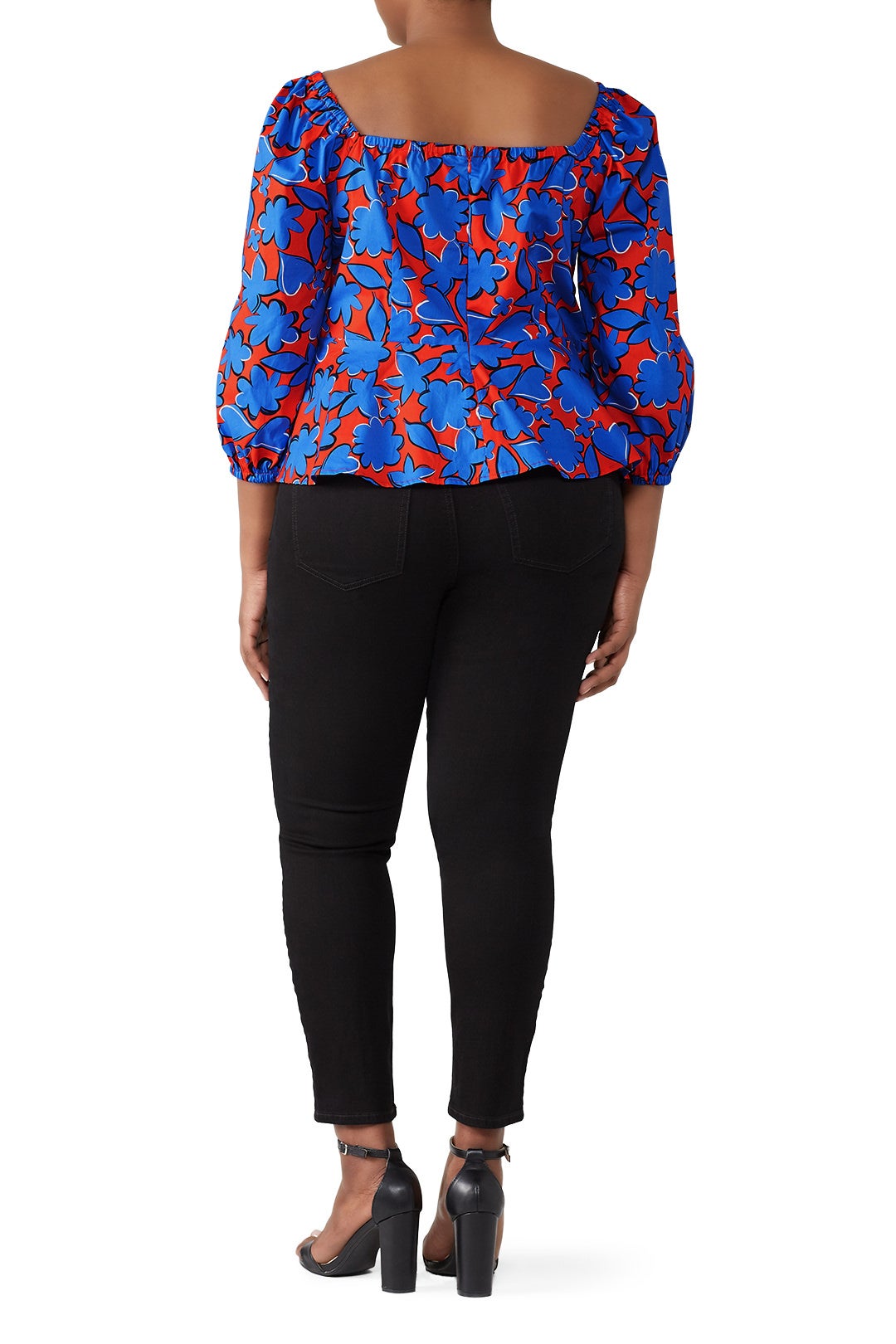 Peplum Puff Sleeve Top by ELOQUII 2