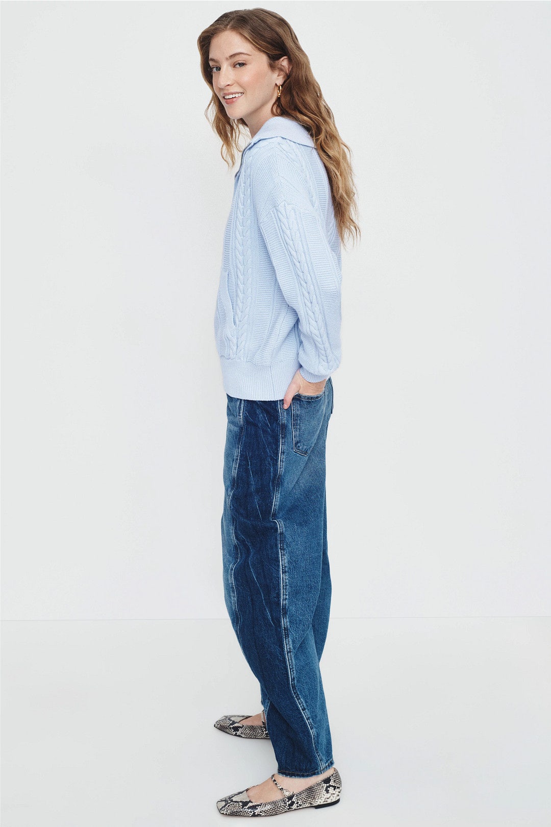 Karin Half Zip Sweater by Fifteen Twenty 1