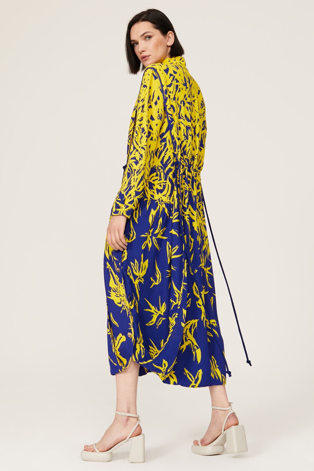 Degrade Floral Long Sleeve Dress by Proenza Schouler | Rent
