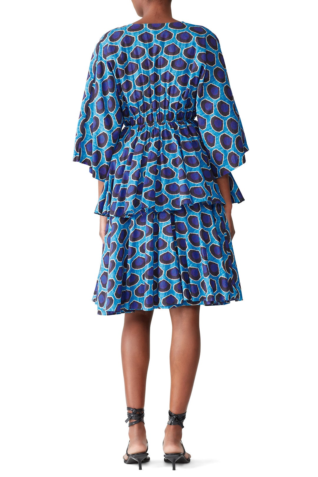 Blue Printed Bella Dress by RHODE 1