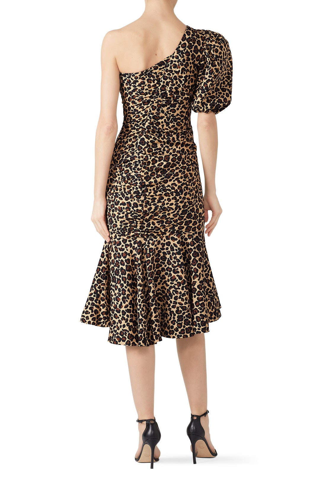 One Sleeve Leopard Dress by SIMKHAI 1