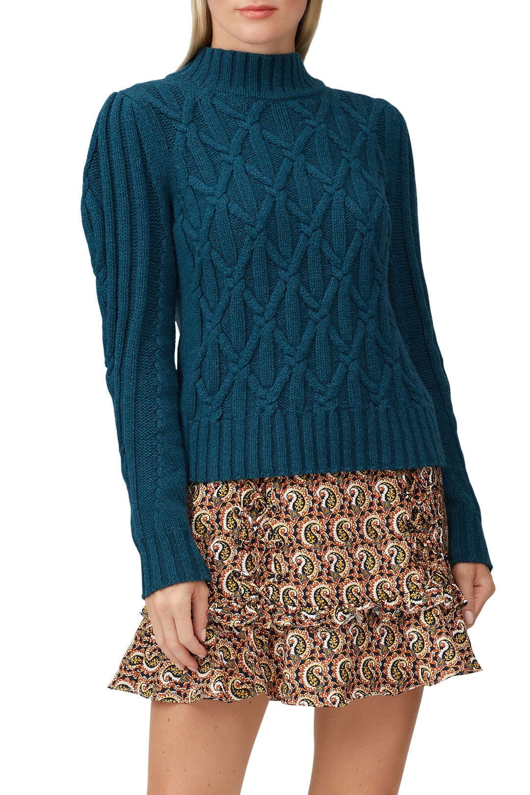 Cable Turtleneck by La Vie Rebecca Taylor 2