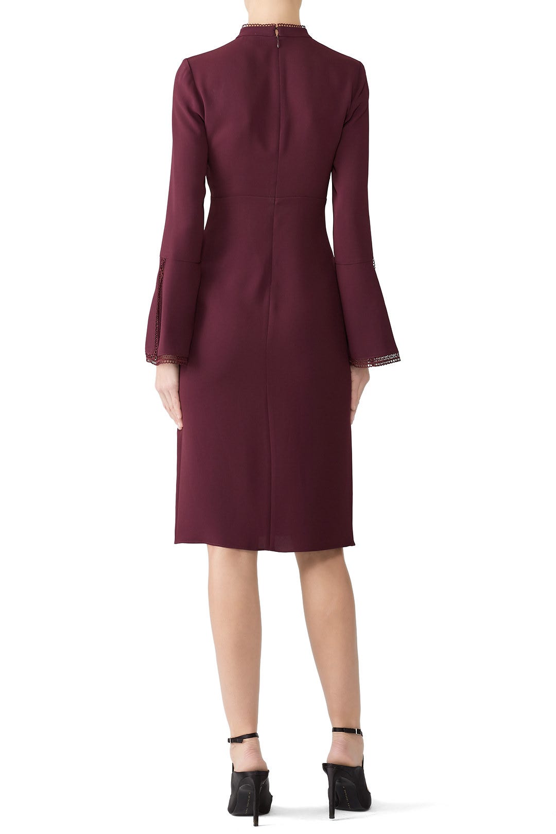 Burgundy Keyhole Dress by Shoshanna 1