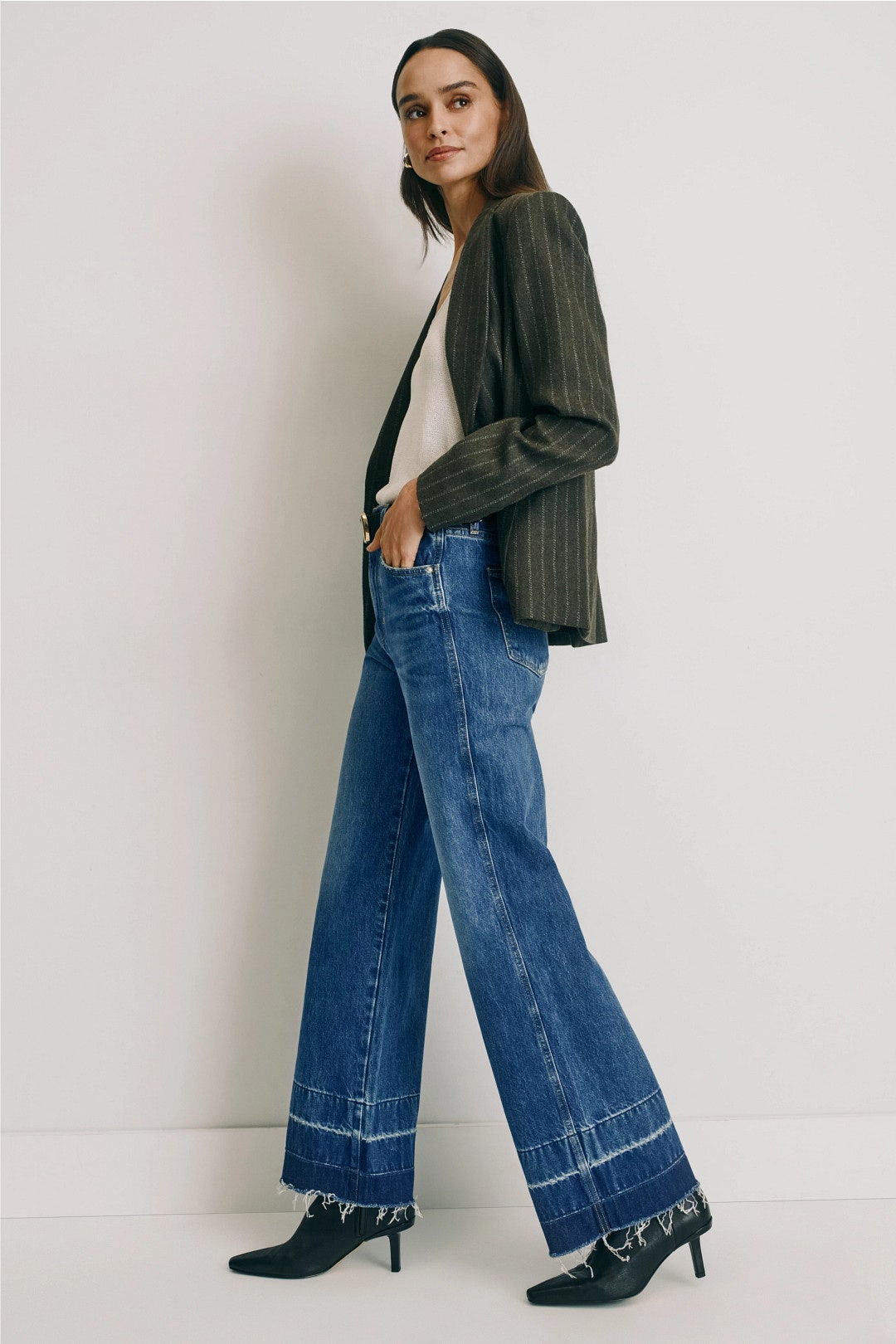 Taylor High Rise Wide Leg Jeans