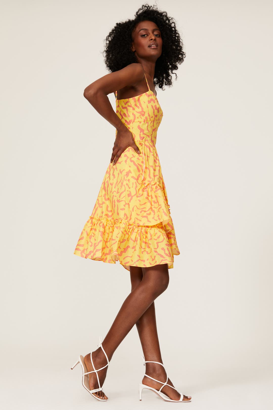 Yellow Scribble Dress by Derek Lam 10 Crosby x RTR | Rent the Runway