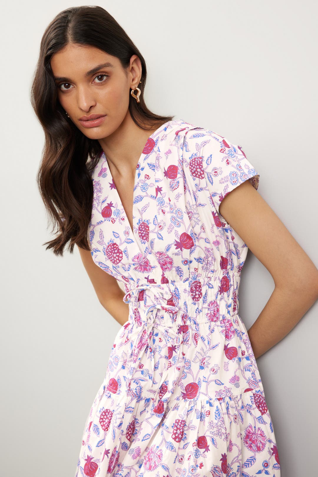 Tie Waist Detail Mini Dress by Derek Lam 10 Crosby x RTR