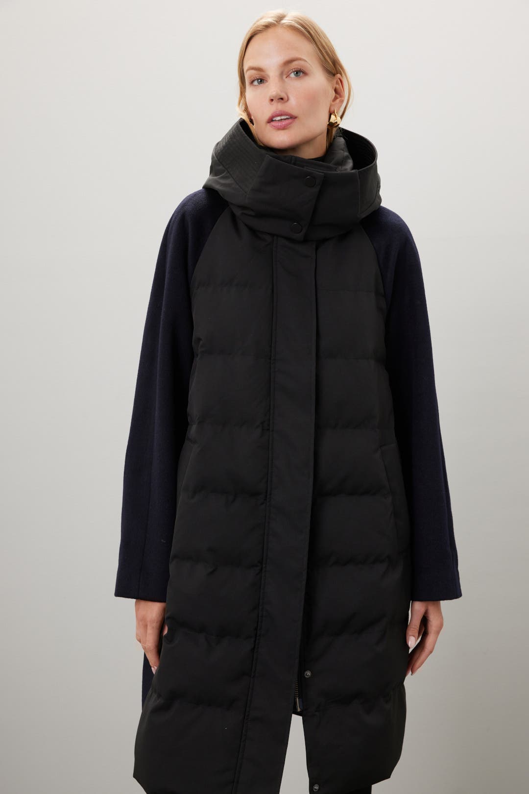 Long Quilted Puffer Coat by OOF | Rent the Runway