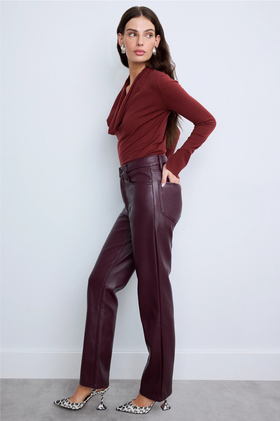 Natia Cowlneck Top by SIMKHAI 1