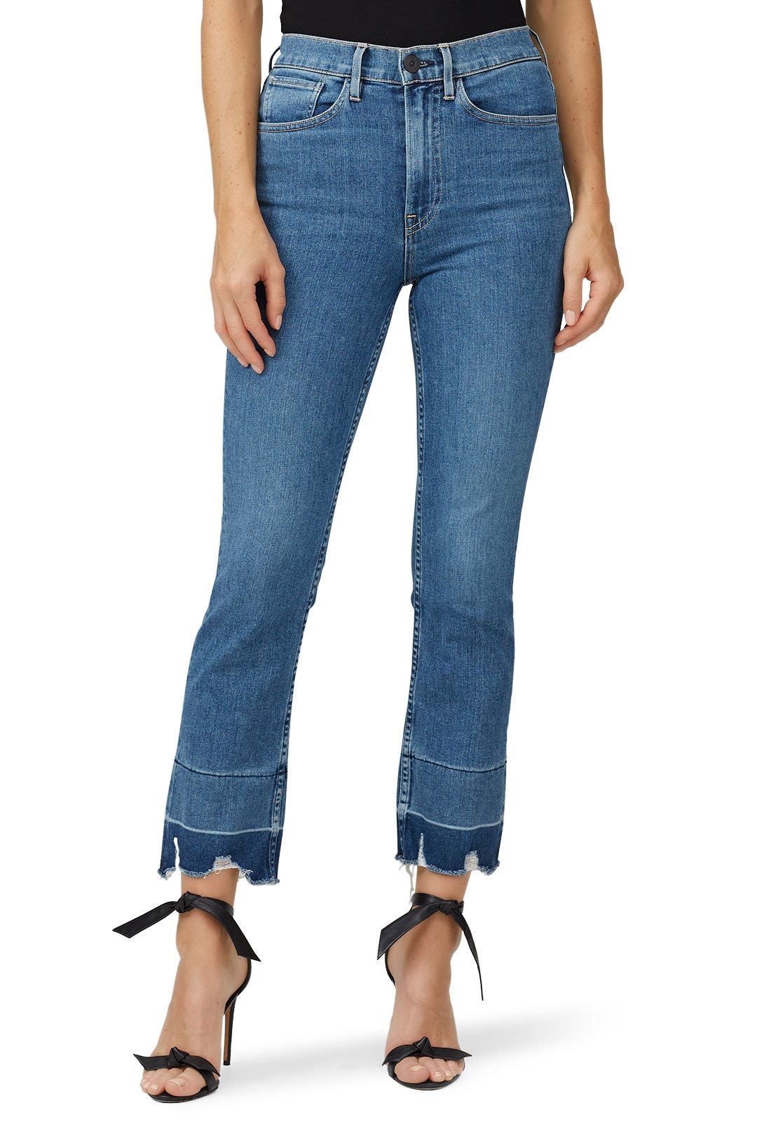 Shelter Straight Crop Jeans by 3x1 2