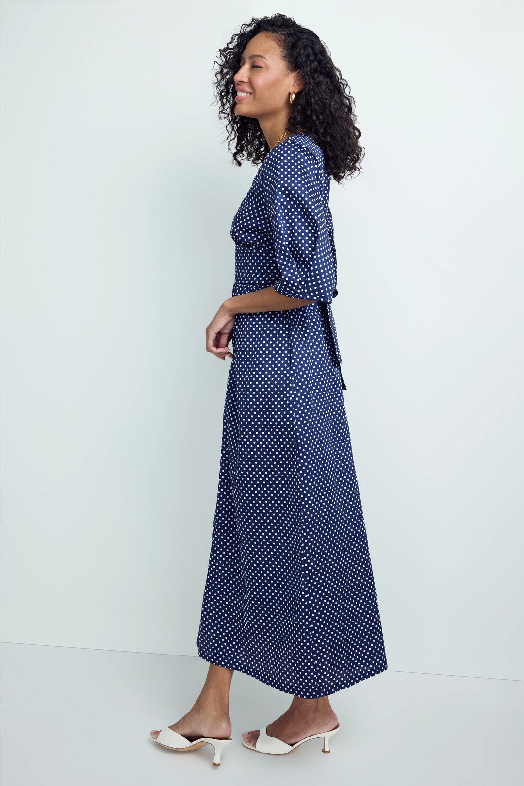 Verona Polka Dot Midi Dress by A Bronze Age 1