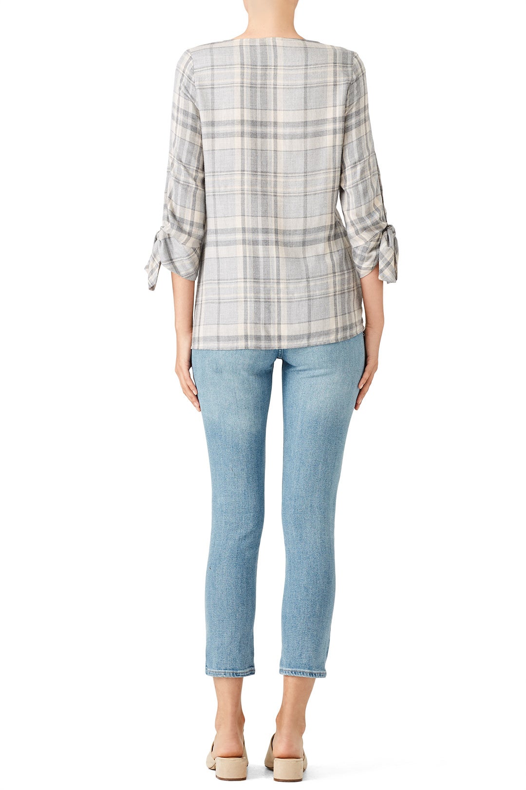 Tie Sleeve Blouse by B Collection by Bobeau 2