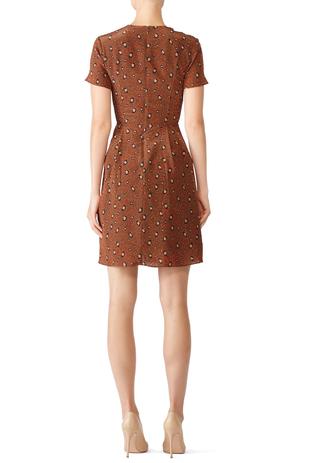 Rust Leopard Print Dress by Slate & Willow 2