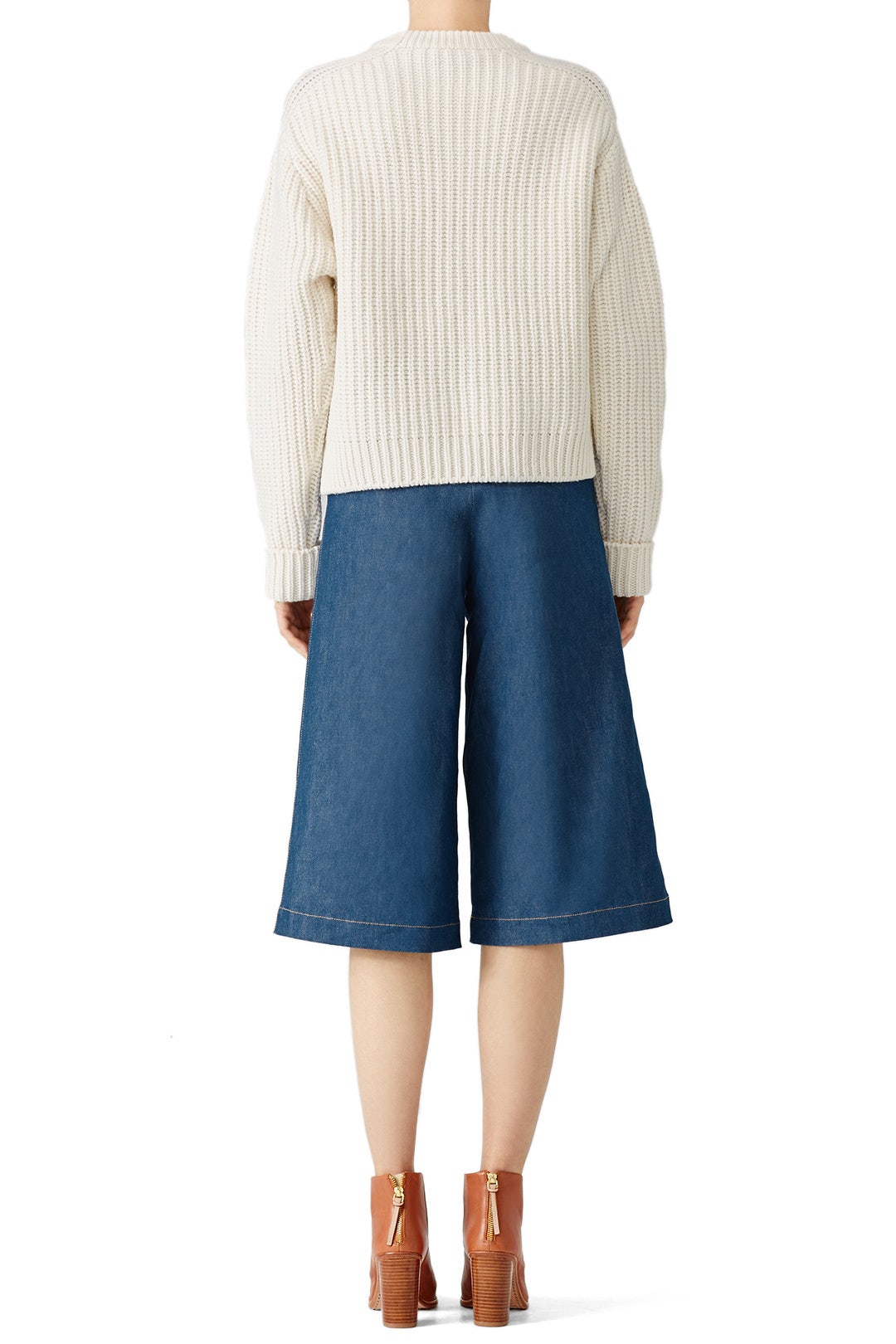Ivory Knit Sweater by Carven 1
